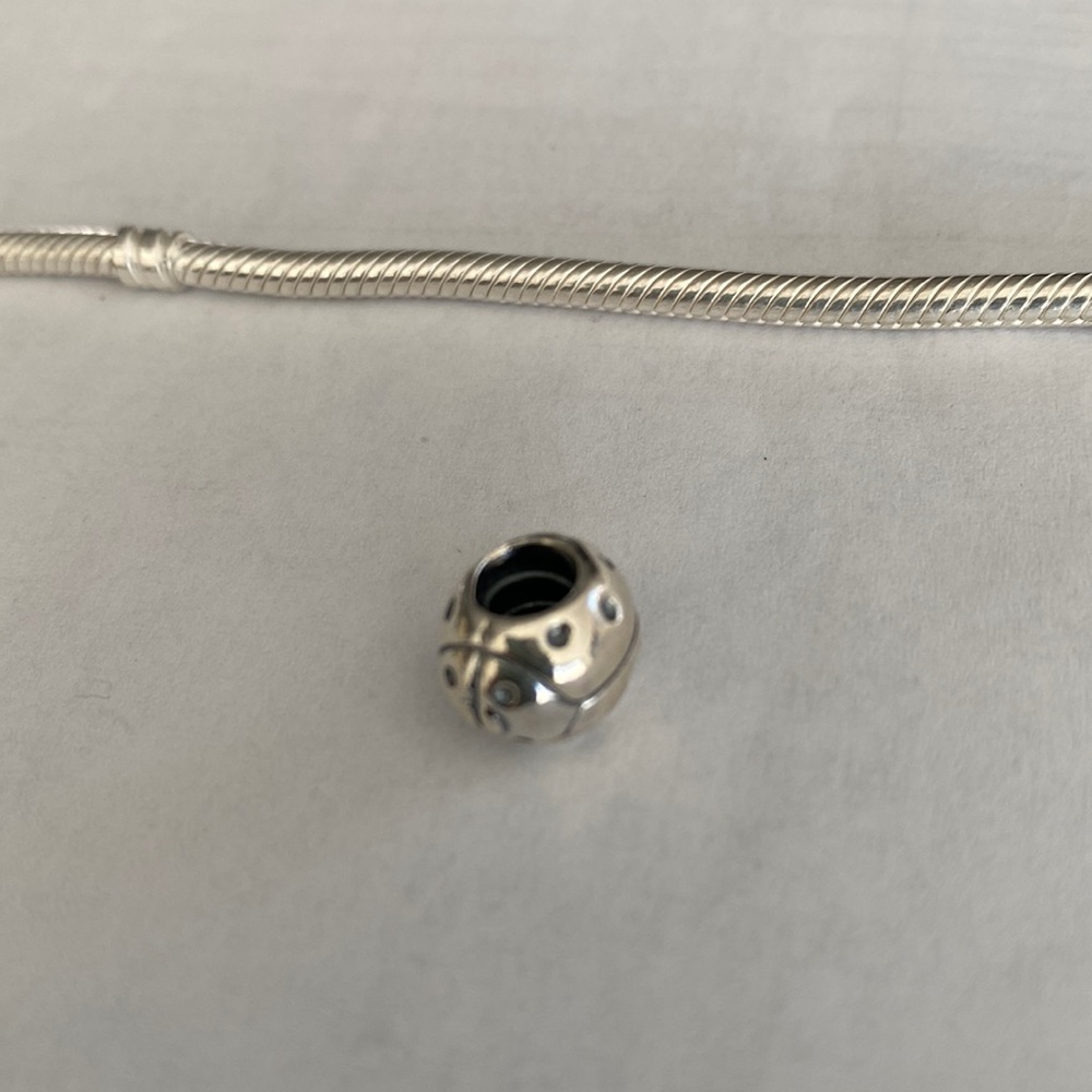 Pandora lady bug charm